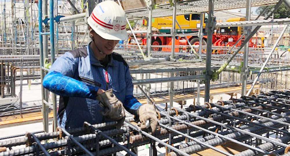 鉄筋工事 ／ 山口 裕二さん